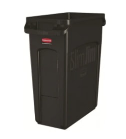 Rubbermaid Slim Jim Bin with Venting Channels 87L (Each)