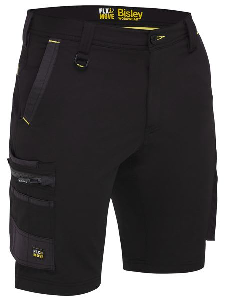 Bisley, FLX & MOVE 4-Way Stretch Short, BSHC1332 - Black - 132