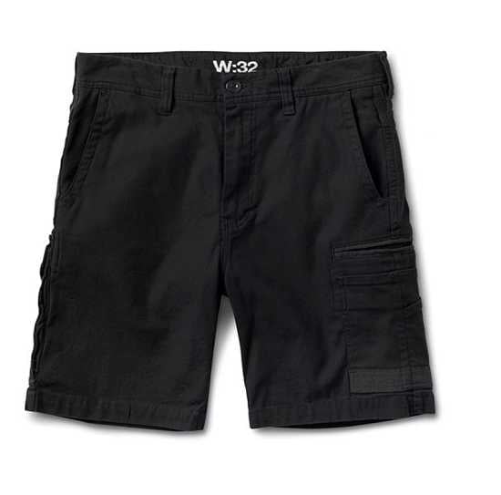 FXD, Cotton Stretch Work Short, WS-3 (Pair) - Black - Size: 34