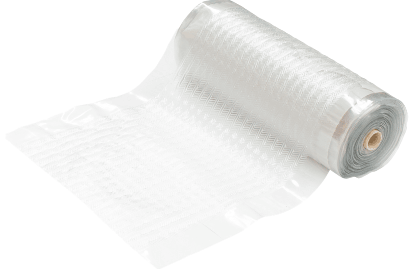 Transparent heavy-duty vinyl carpet protector, 685mm wide, textured non-slip surface, ideal for high-traffic areas.