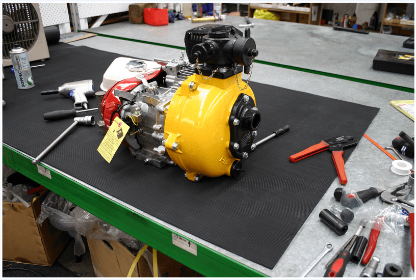 Fine ribbed black rubber flooring, 1200mm wide, slip-resistant, durable for indoor/outdoor use, ideal for toolboxes and work areas.