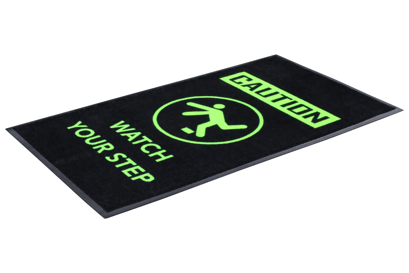 Vibrant Century Pile Mat for safety and cleanliness, ideal for high-traffic areas with durable nylon and nitrile rubber backing.