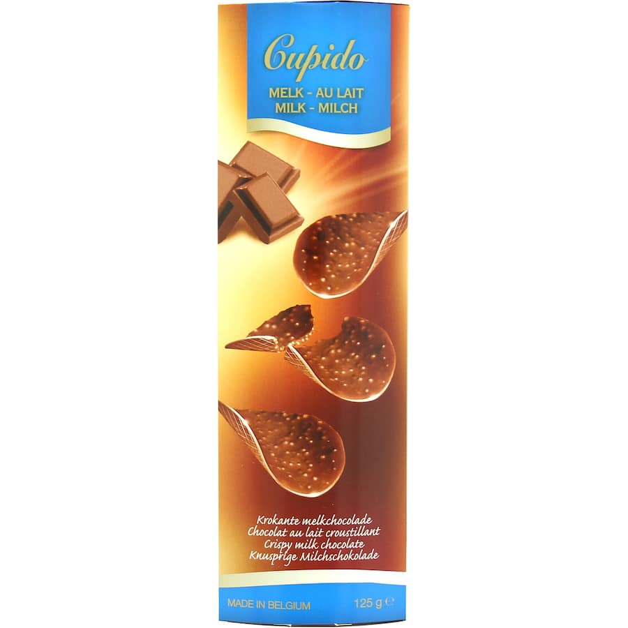 Cupido Chocolates Curls Cylinder 125g