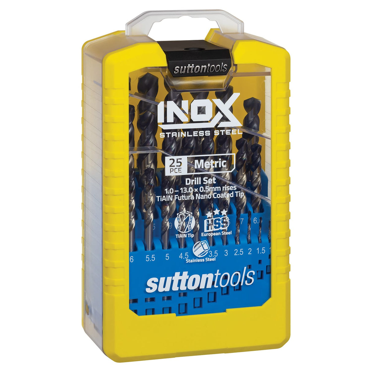 Sutton Tools Inox Drill Set Metric 25 Piece (Each)
