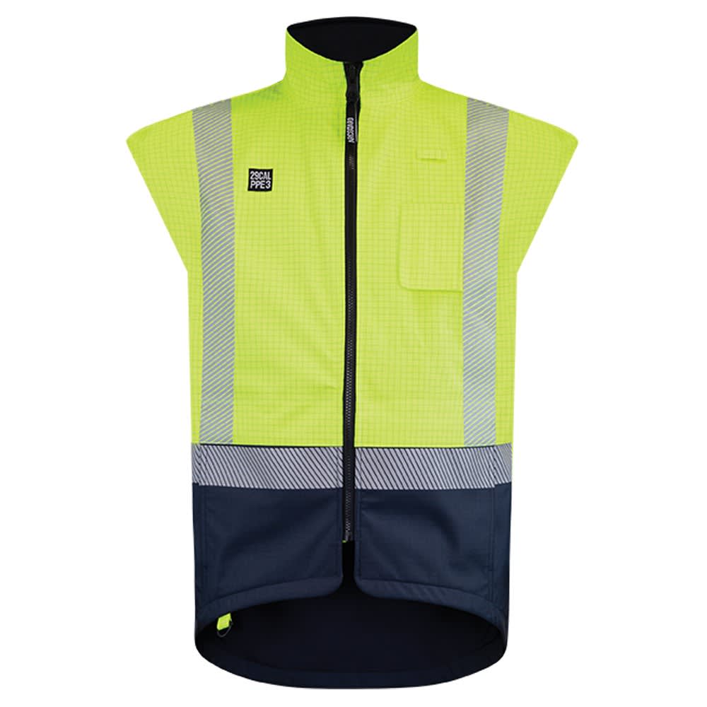 Arcguard, 29cal Inheratex Hi Vis Vest, 51217YN - Yellow/Navy - L