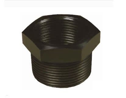 BUSH Hex Steam Black Steel 25 X 10NB