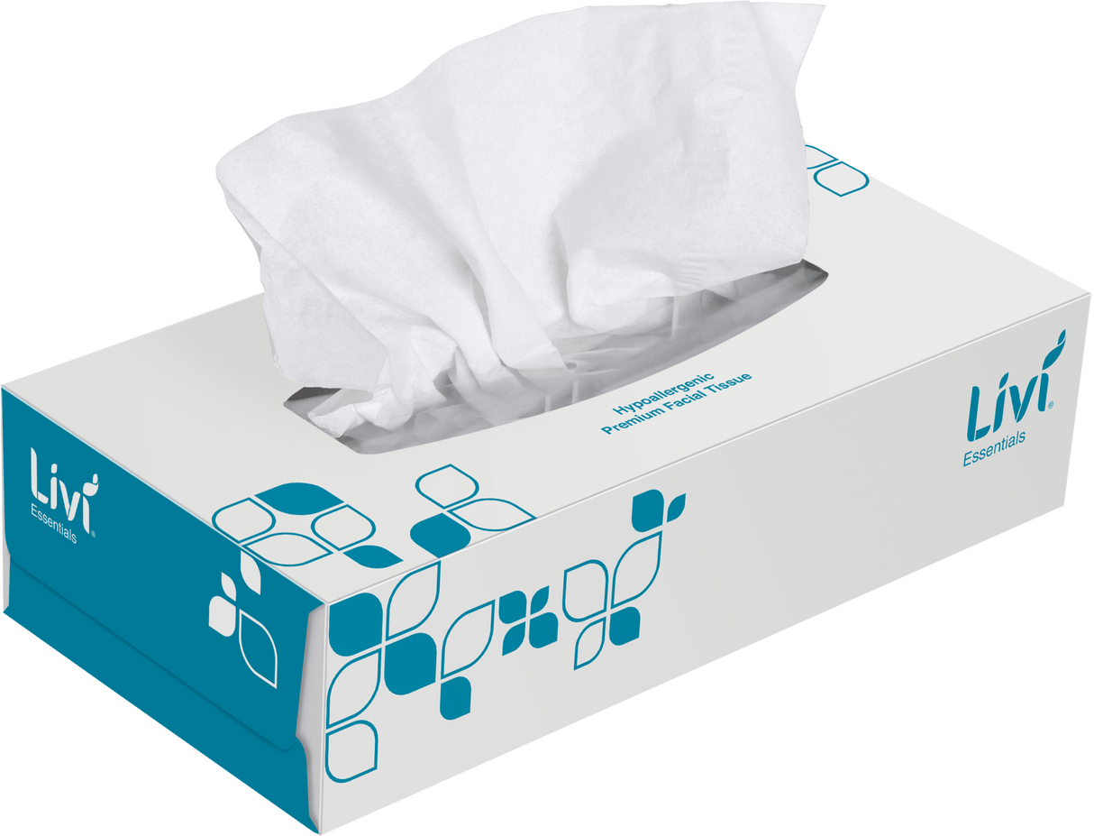 Essentials Facial Tissues 2 Ply 100 Sheets (Pack) - Livi