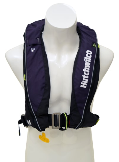 GP170N Manual Inflatable Life Jacket with harness, designed for comfort, buoyancy, and safety in water sports and boating.
