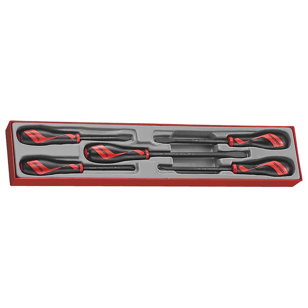 Teng 5pc MD Power-Thru Screw Driver Set - TTX-Tray 5 Piece Set