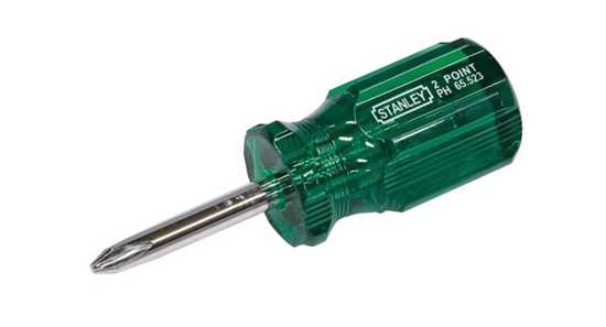 Stanley Screwdriver Stubby Philips #2 x 45-Each