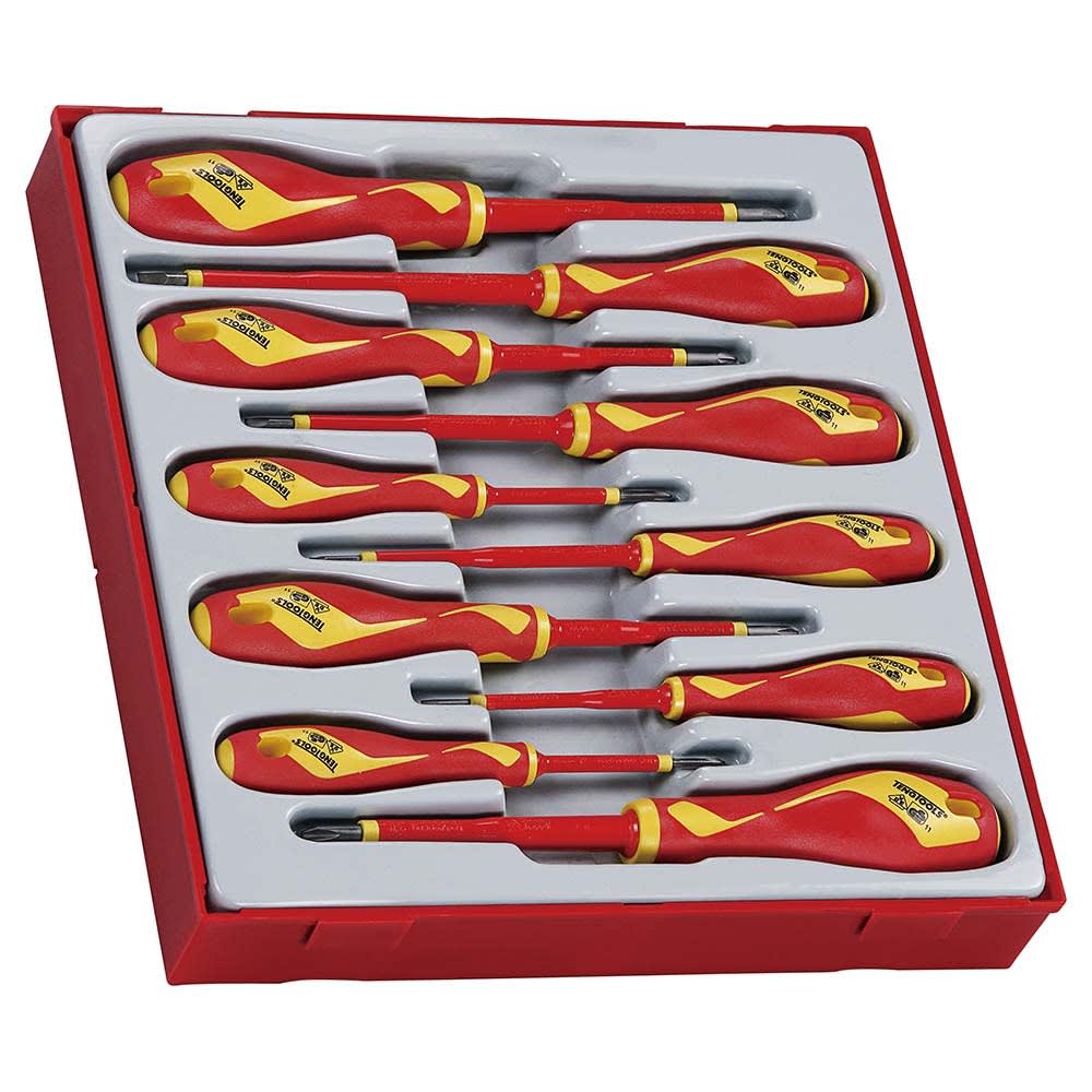 Teng MD 1000V VDE S/Driver Set - TTD-Tray 265 x 285 x 50mm 10 Piece