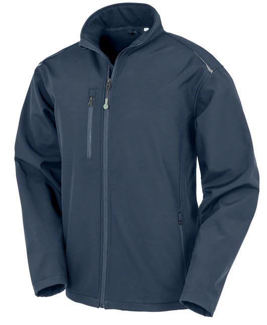 Recycled 3-Layer Softshell Jacket, R900M - Navy (Size: 5XL)