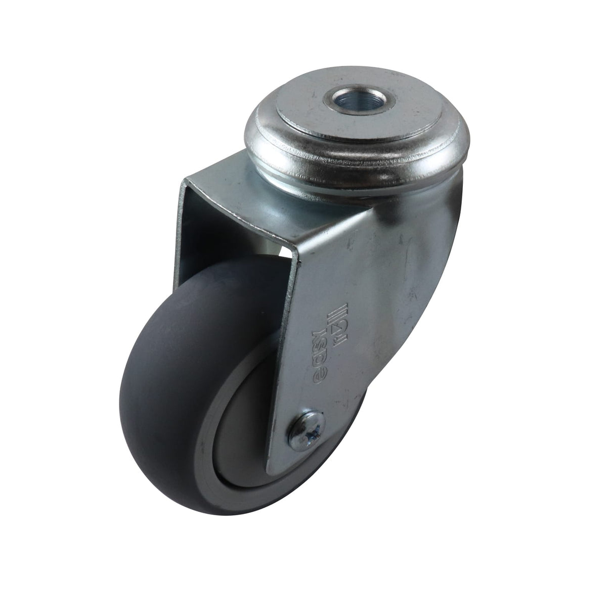 Easyroll 75mm Swivel Bolt Holder G6 Castor Grey Rubber 90kg (Each)