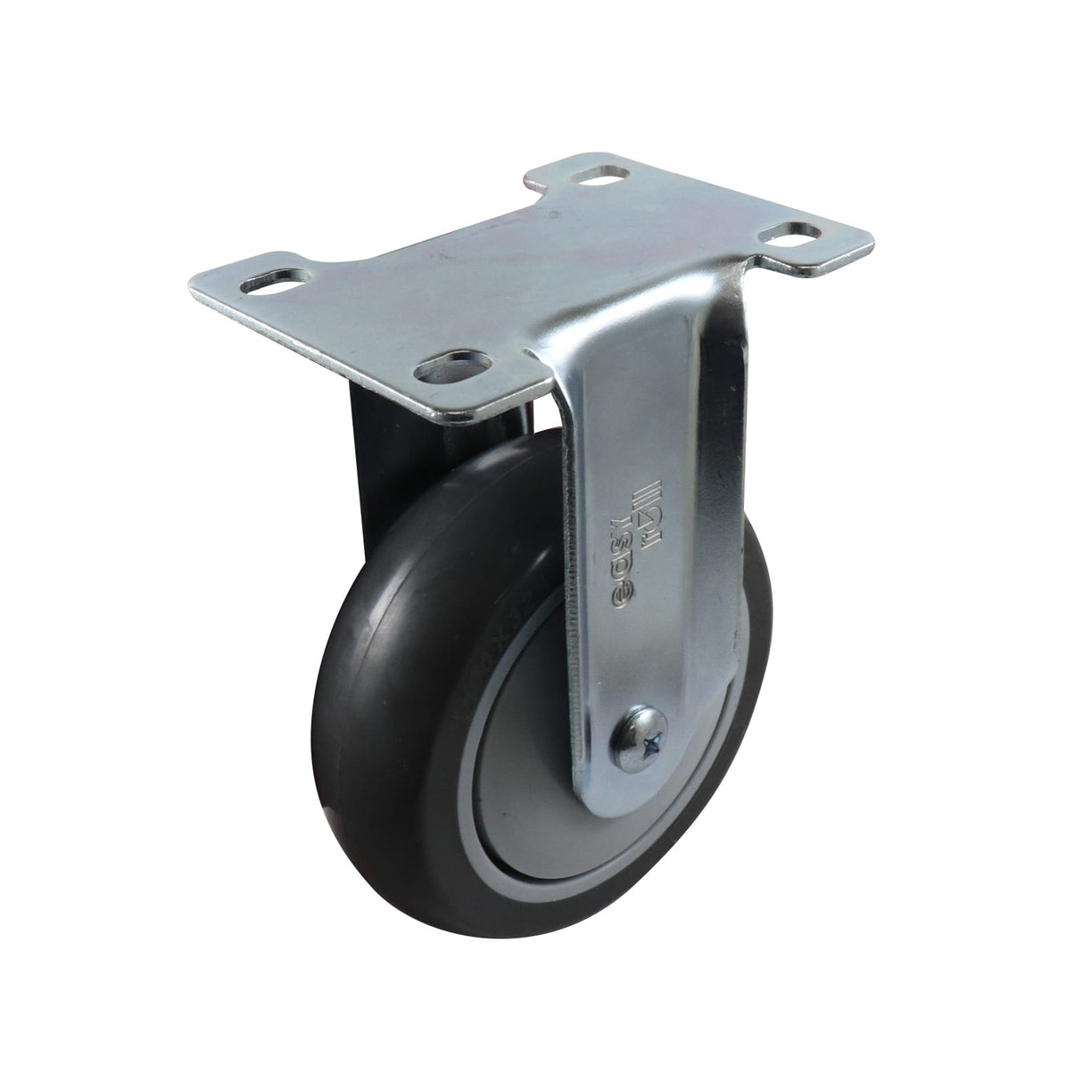 Easyroll 100mm Fixed Plate Mount G6 Castor Urethane 120kg (Each)