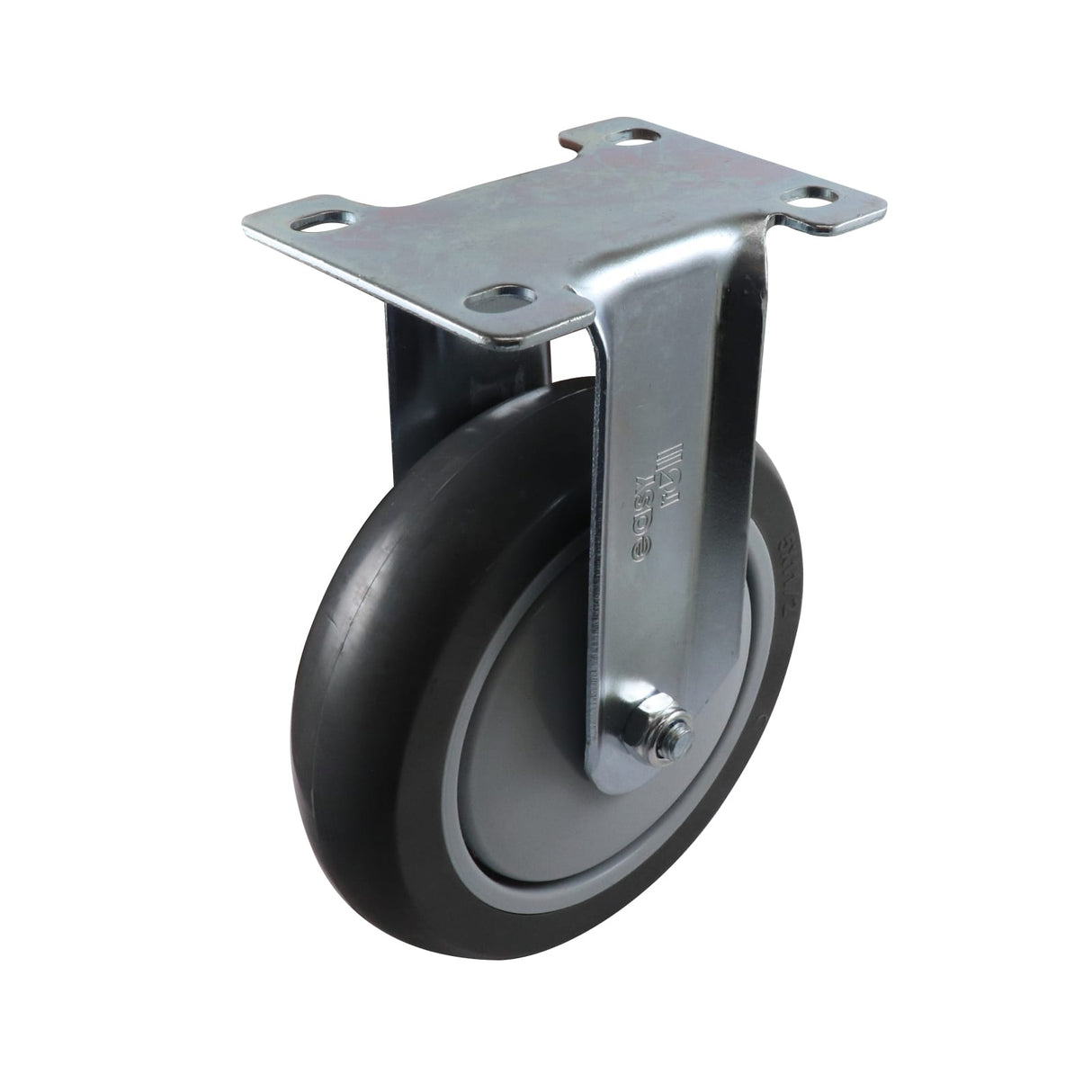 Easyroll 125mm Fixed Plate Mount G6 Castor Urethane 130kg (Each)