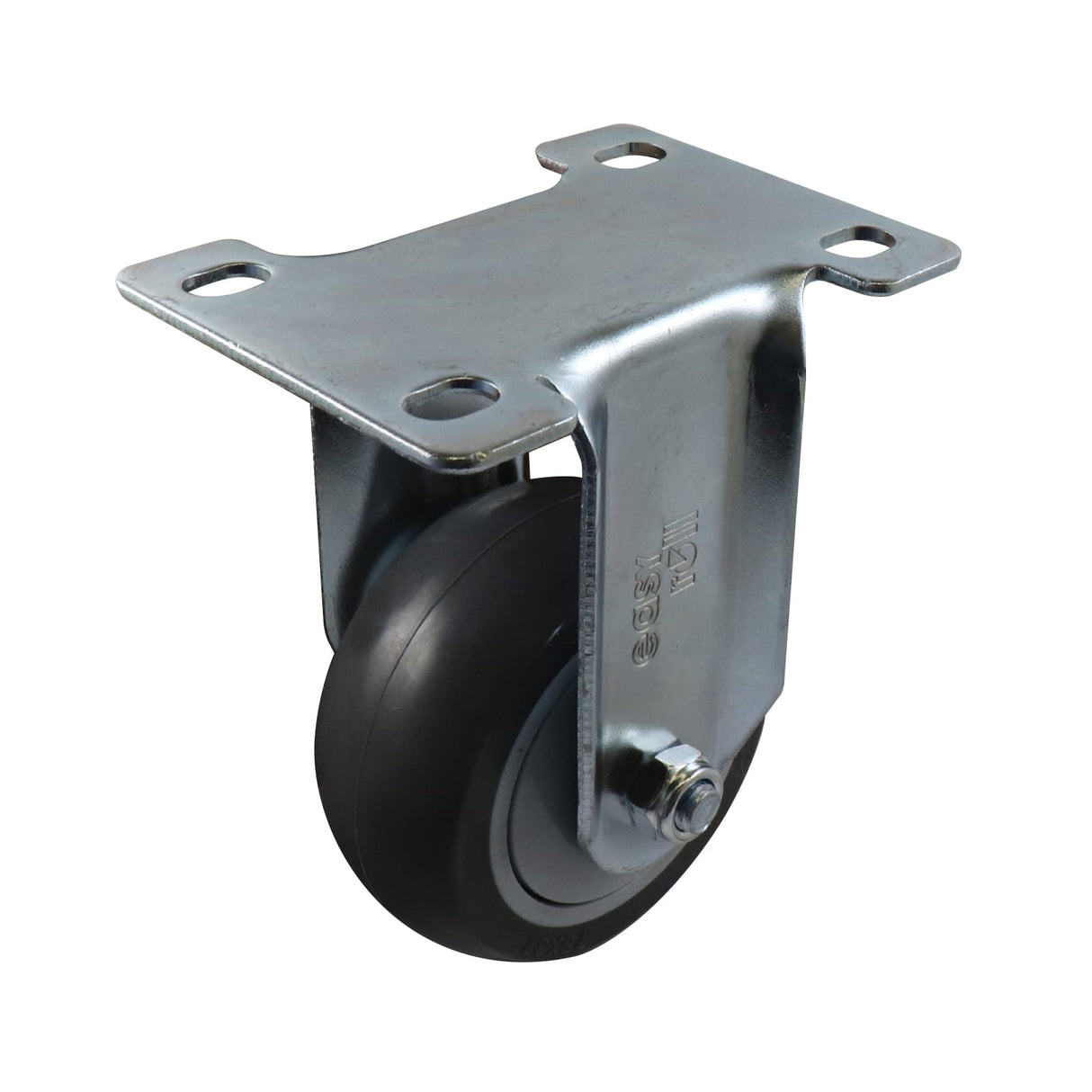 Easyroll 75mm Fixed Plate Mount G6 Castor Urethane 90kg (Each)
