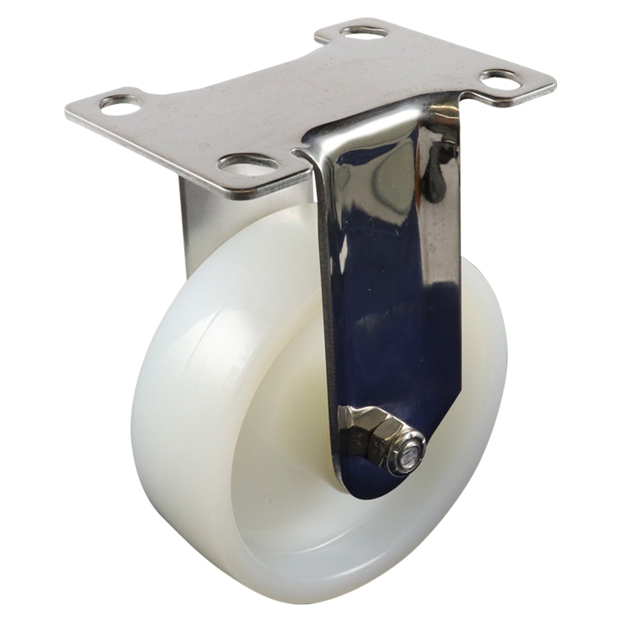 Easyroll 100mm Fixed Plate Mount G7 Castor Nylon 100kg (Each)