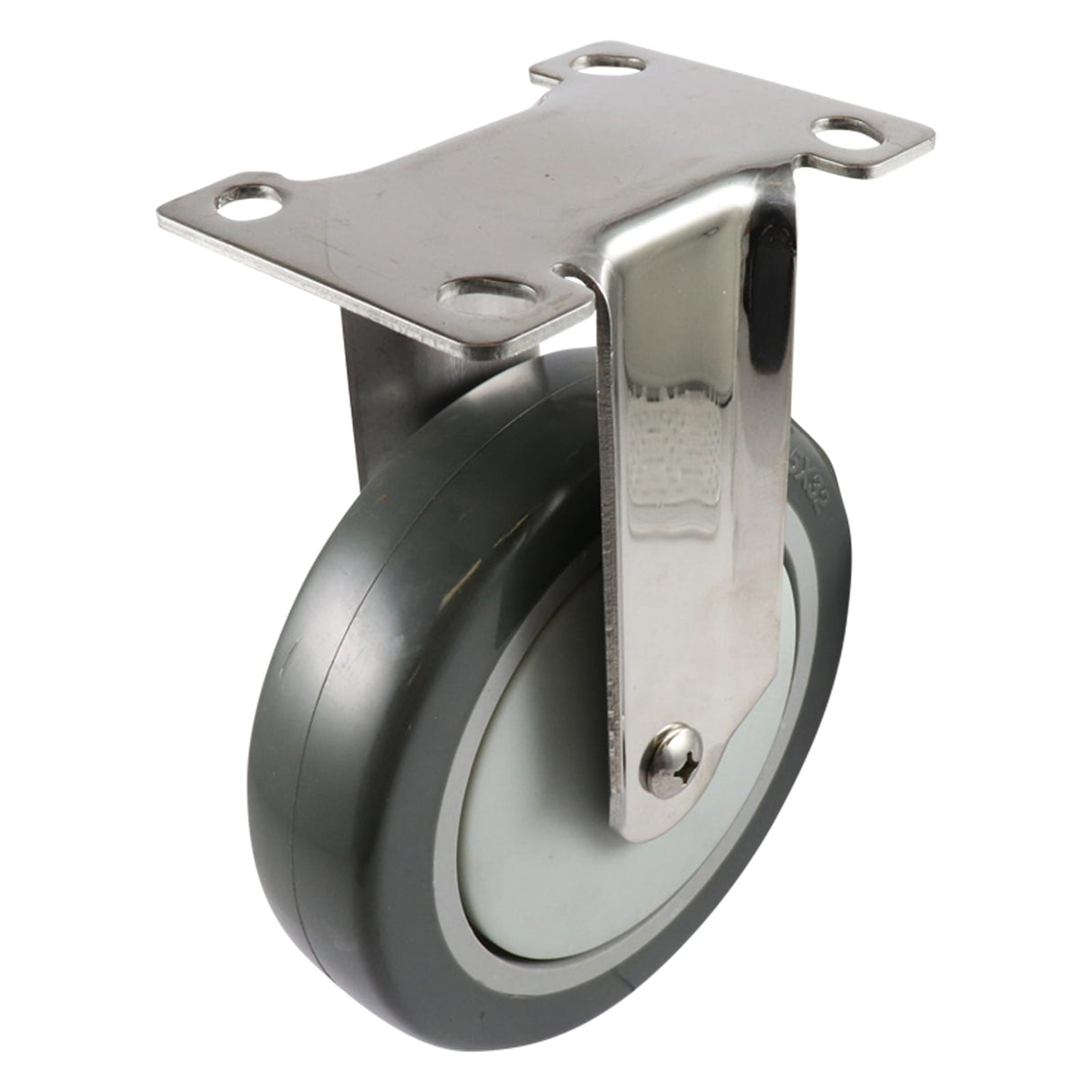 Easyroll 125mm Fixed Plate Mount G7 Castor Urethane 100kg (Each)