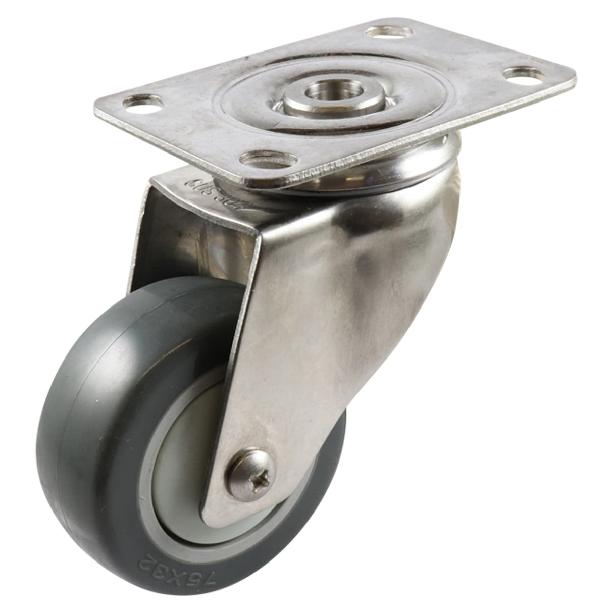 Easyroll 75mm Swivel Plate Mount G7 Castor Urethane 80kg (Each)