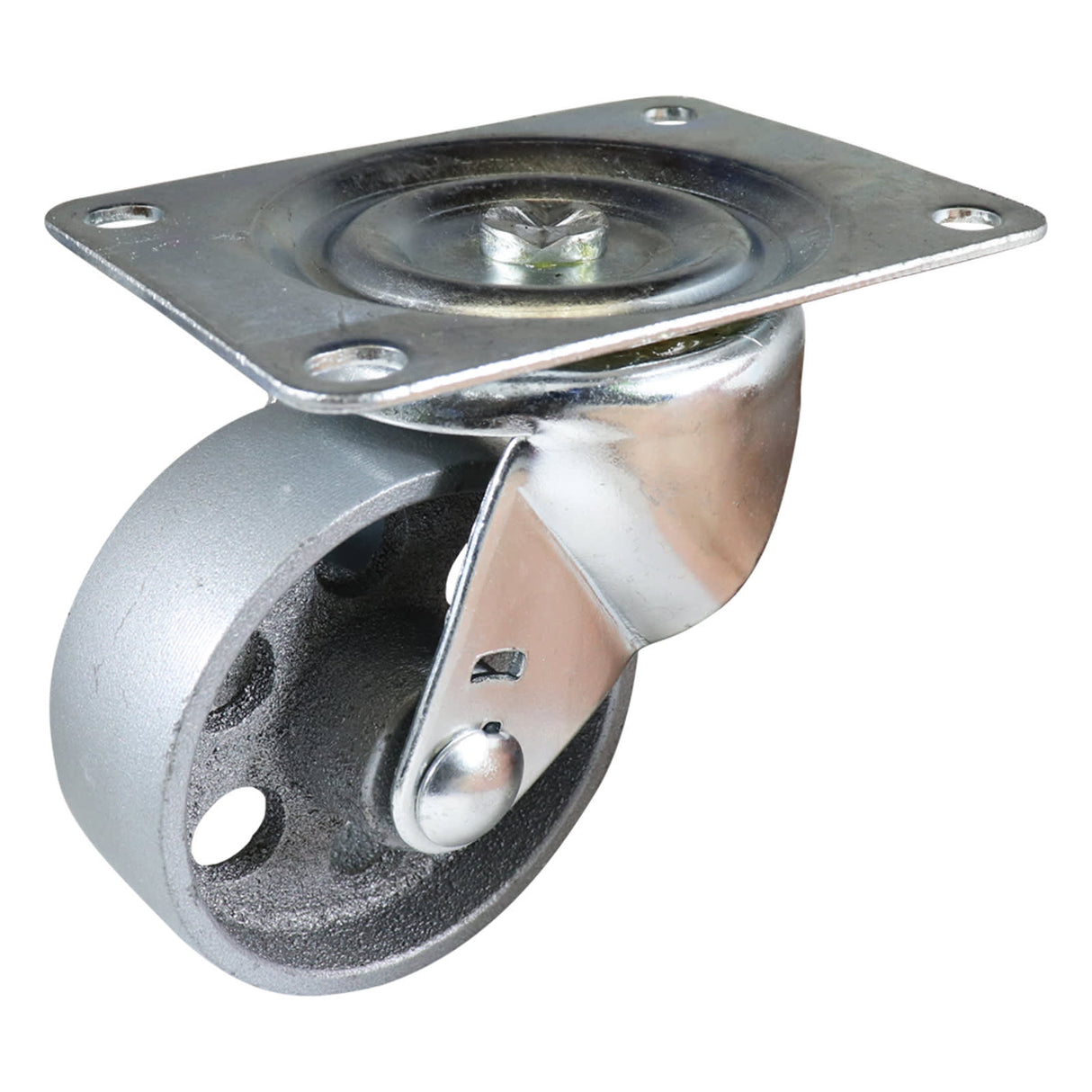 Easyroll 75mm Swivel Plate Mount I2 Castor Cast Iron 115kg (Each)