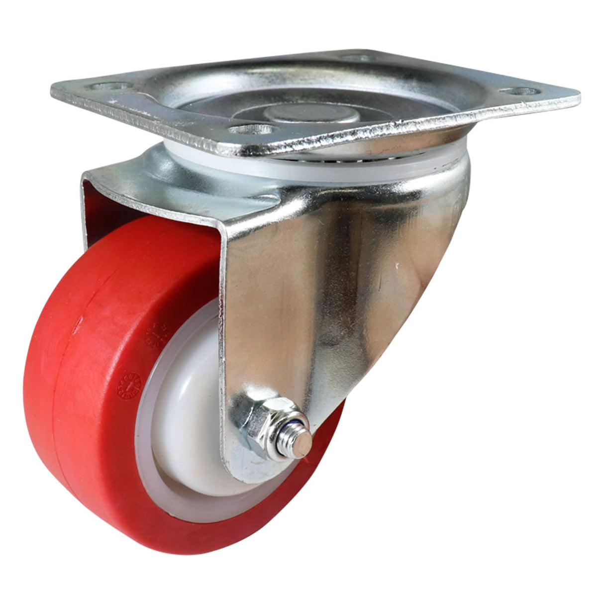 Easyroll 80mm Swivel Plate Mount I3 Castor Urethane 150kg (Each)