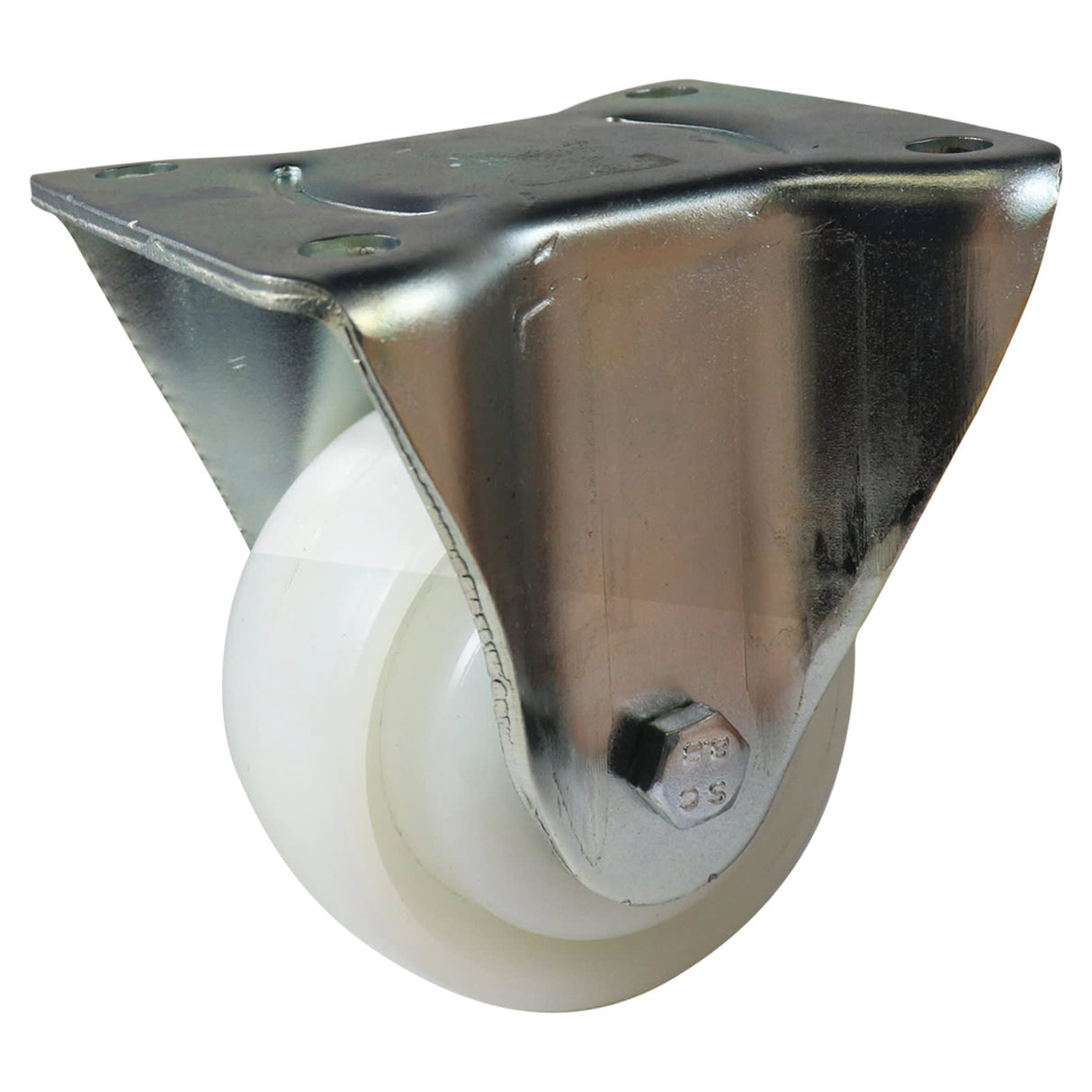 Easyroll 80mm Fixed Plate Mount I3 Castor Nylon 150kg (Each)
