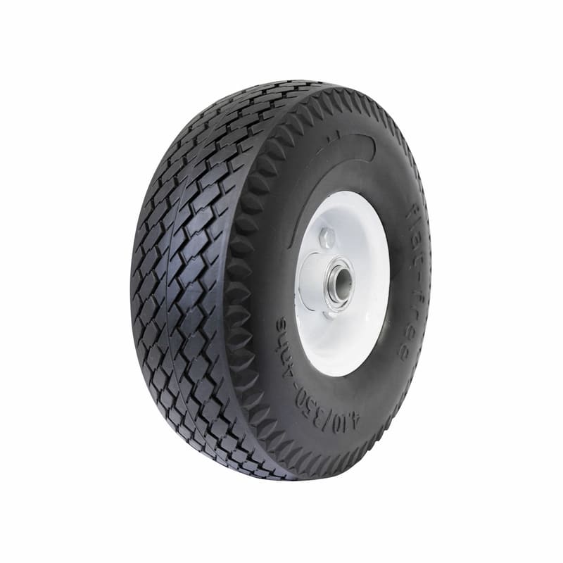 Easyroll 3.50x4" Flat Free Wheel 20mm Bore 125kg (Each)