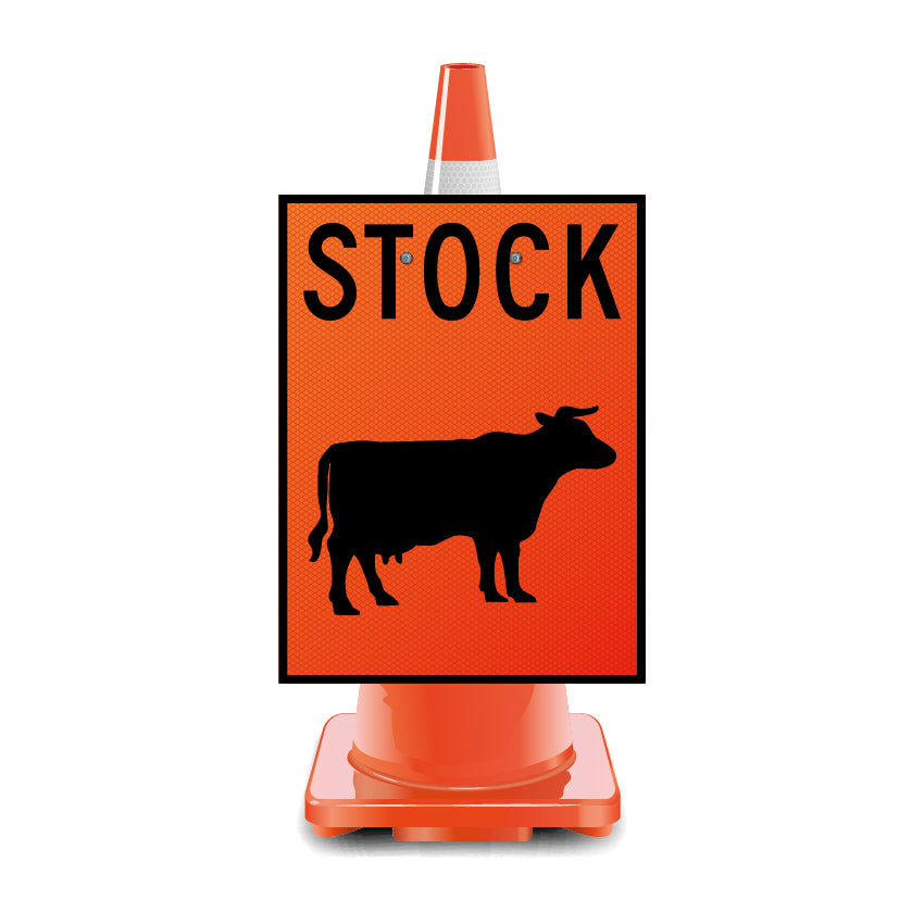 Stock Sign | Cattle Cone Sign (Each) - Standard