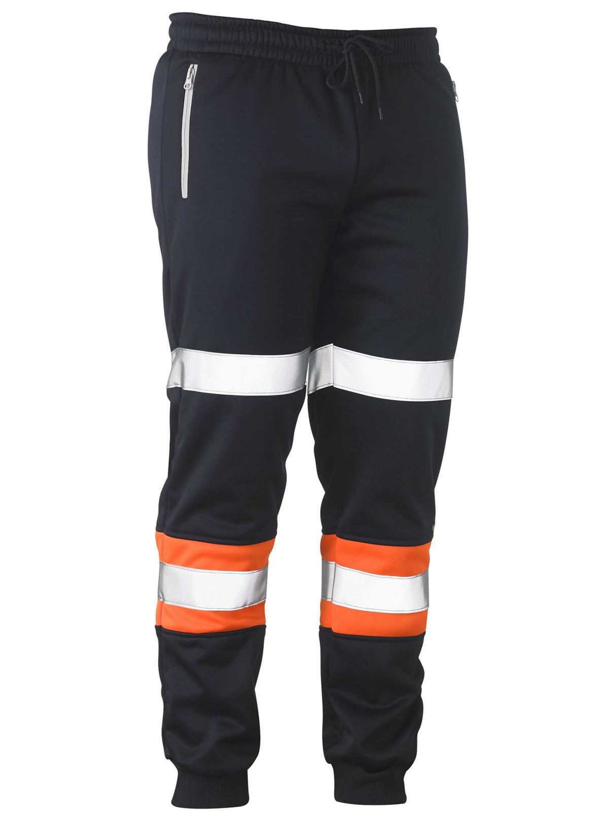 Bisley, Taped Biomotion Track Pant, BPK6202T - Orange/Navy (Size: 2XL)
