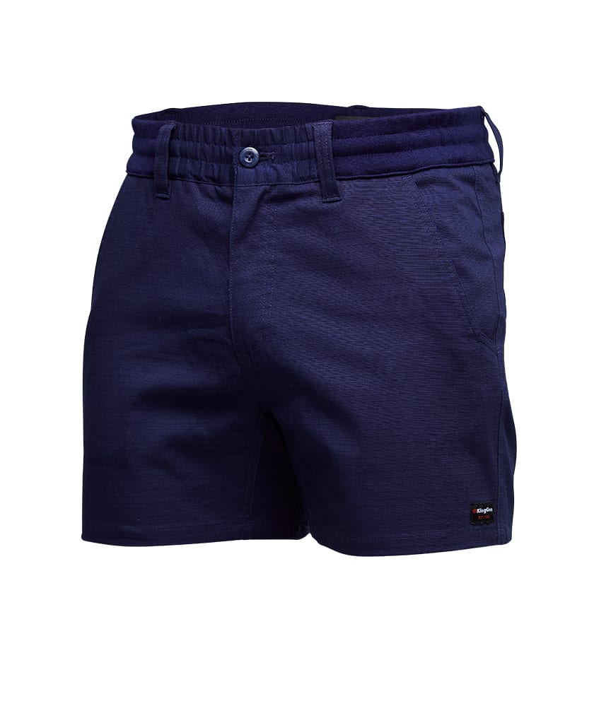 KingGee, Comfort Waist Short Short, K17012 - Navy (Size: 77)