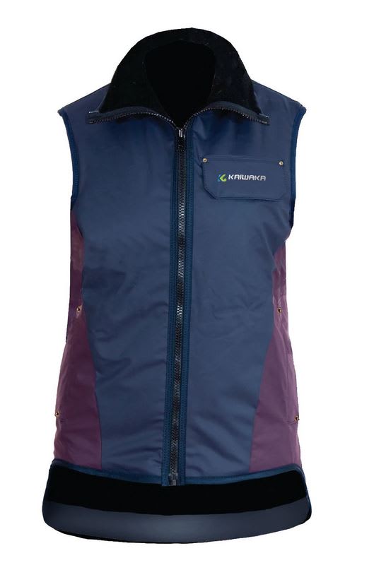 Kaiwaka, Ladies Sealtex Vest - Navy (Size: 3XL)