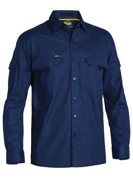 Bisley, X Airflow Ripstop Shirt, BS6414 - Navy (Size: L)