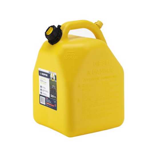 Scepter Self Venting Plastic Fuel Can 20L Diesel (Each)