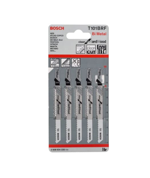 Bosch T101BRF Clean For Hard Wood Jigsaw Blade