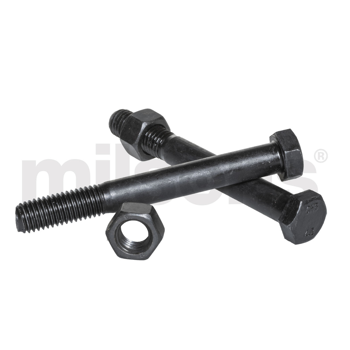 M20 x 45 Black Class 8.8 Bolt & Nut (25 Pack)
