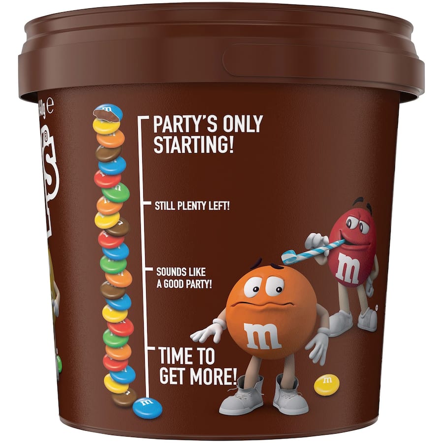 M&ms Sweets Milk Chocolate Bucket 640g