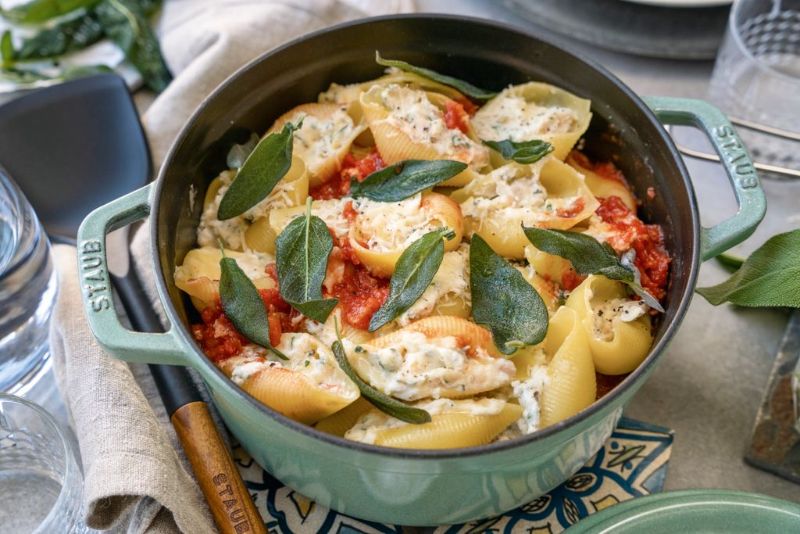 Cocotte - Staub Round 24cm (Sage)