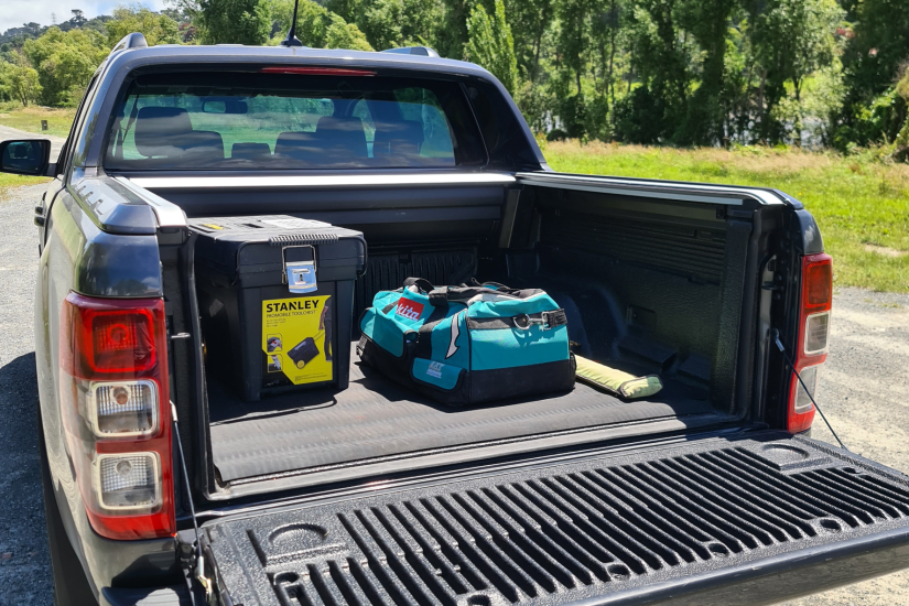 Bison Rubber Ute Mat, 1500mm x 1500mm, heavy-duty, anti-slip surface, perfect for protecting ute trays and cargo.