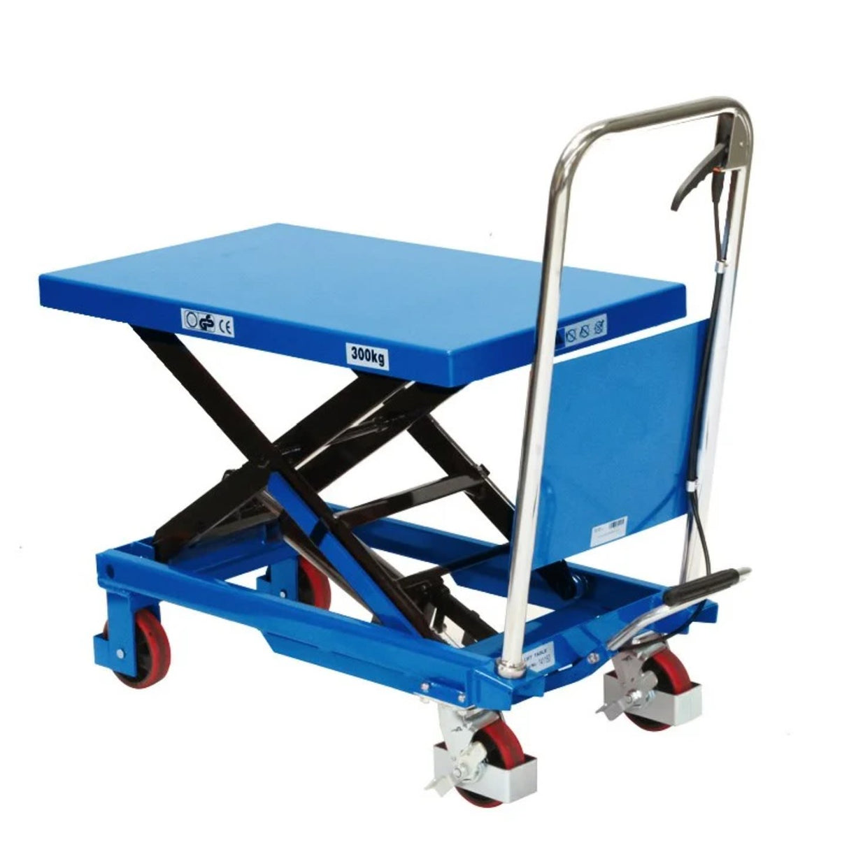 Mobile Scissor Table 300kg, 500W x 855L (Each)
