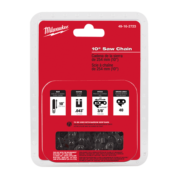 Milwaukee M18 Fuel Pole Saw Chain 254mm