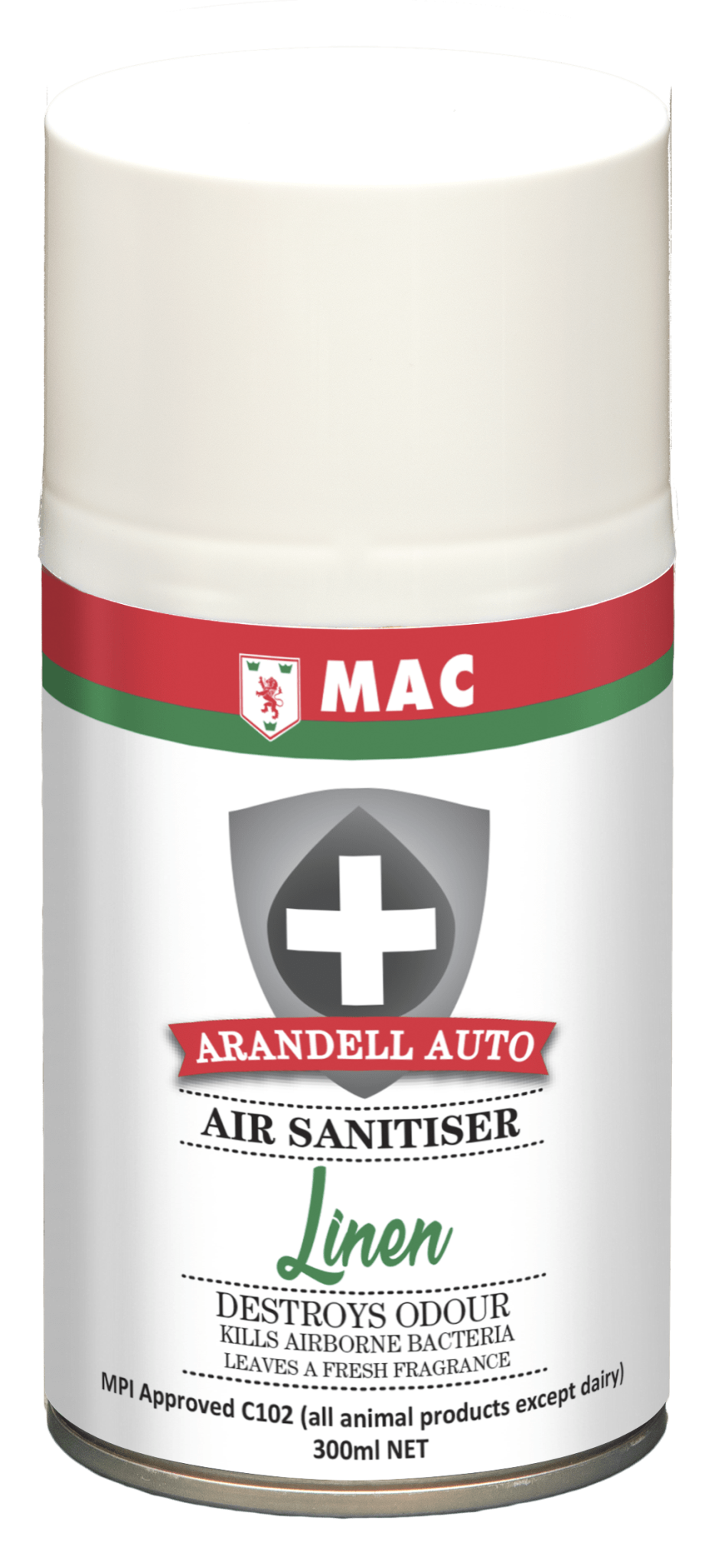 MAC Arandell Auto Air Sanitiser Linen 300ml (Each)