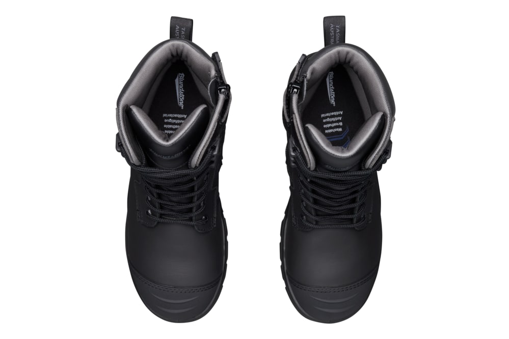 Blundstone 8561 Rotoflex Zip Sided Safety Boots - Black/Black - 09