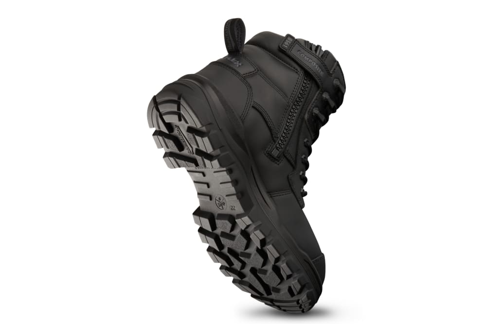Blundstone 8561 Rotoflex Zip Sided Safety Boots - Black/Black - 11