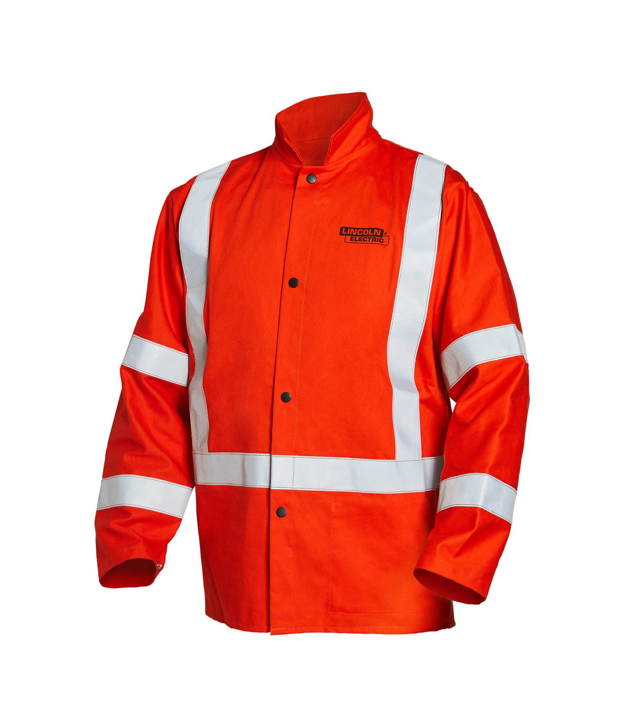 Lincoln, Hi Vis Flame Resistant Welding Jacket - Orange - L