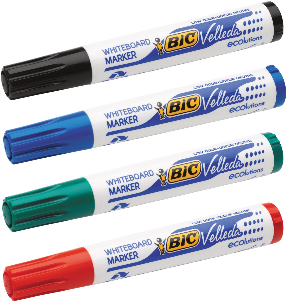 BIC Velleda ECOlutions Whiteboard Markers Assorted (Pack of 4)