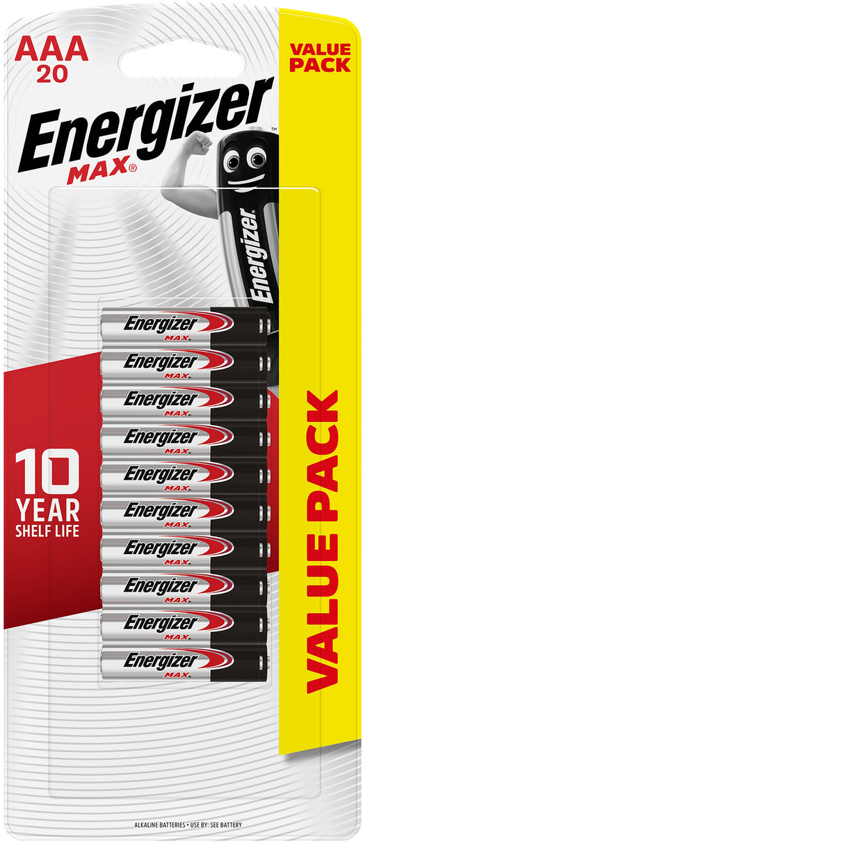 Energizer Batteries Max AAA Pack of 20