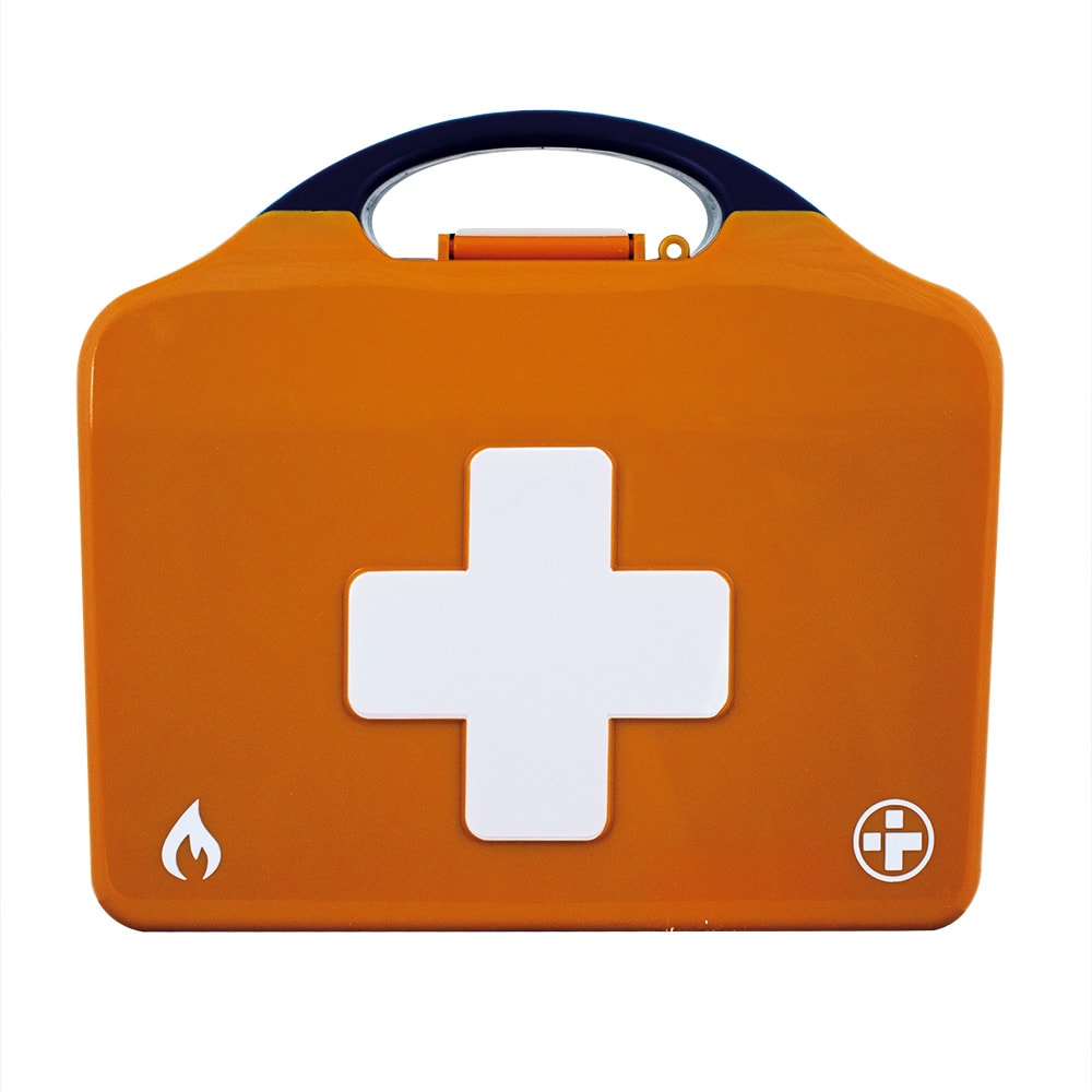 Red Cross Burns First Aid Kit Wall Mountable