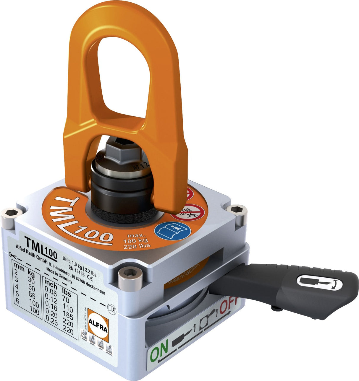 ALFRA TML 100 Lifting Magnet 100kg