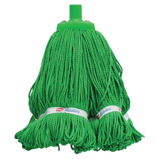 Filta Green Microfibre Mop Head 33cm, looped yarn design for minimal tangling, ensures maximum floor coverage and hygiene.