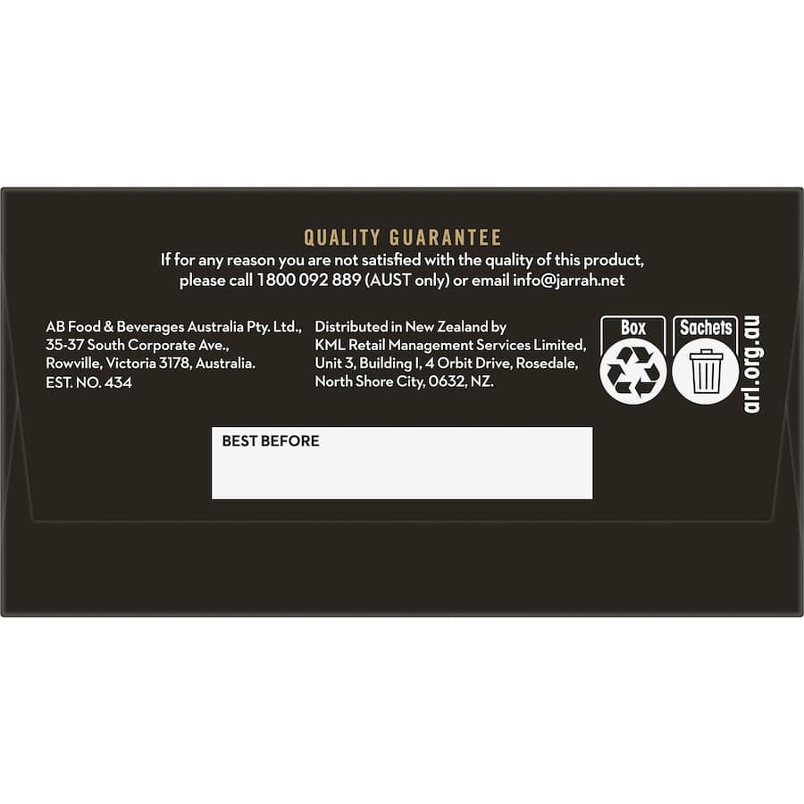 Jarrah Coffee Sachets Cappuccino 10pack